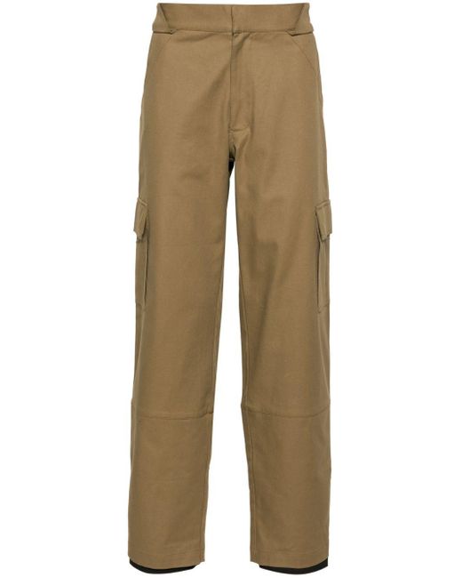 GR10K Natural Shank Structured Straight-leg Trousers for men