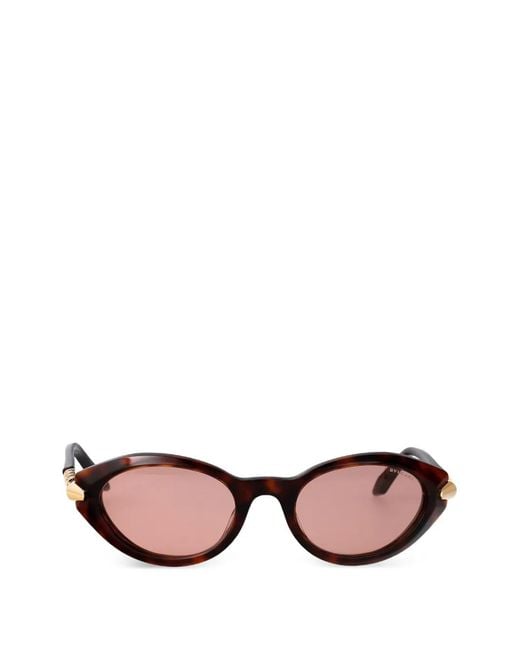 BVLGARI Pink Cat-Eye Sunglasses