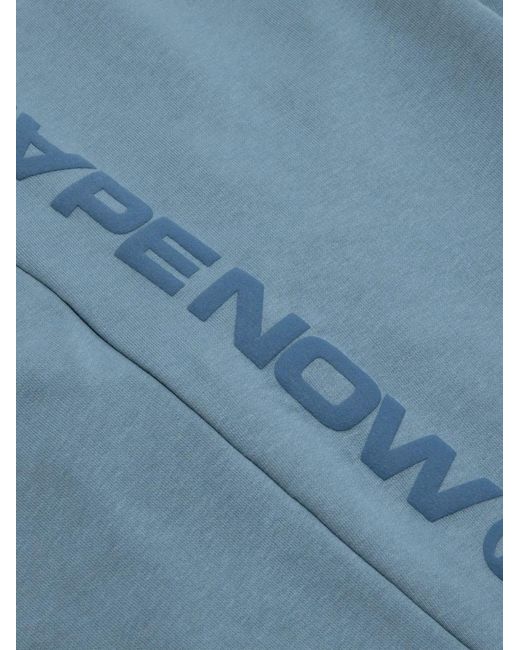 Aape By A Bathing Ape Blue Logo Shorts for men