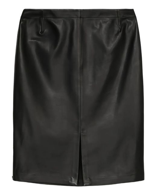 Marc O' Polo レザースカート Black