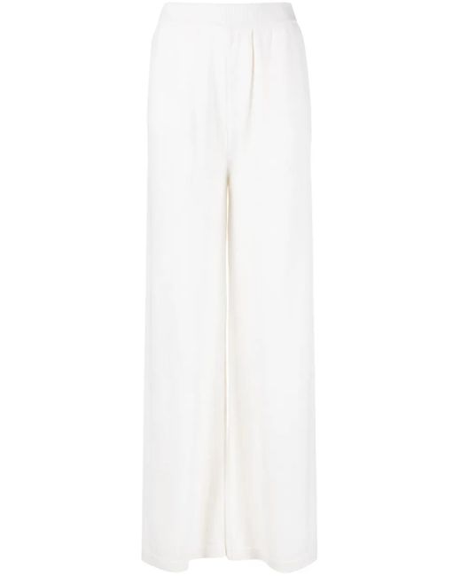 MSGM Broek Met Wijde Pijpen in het White