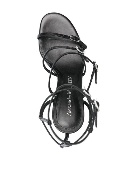 McQueen Black Sandals