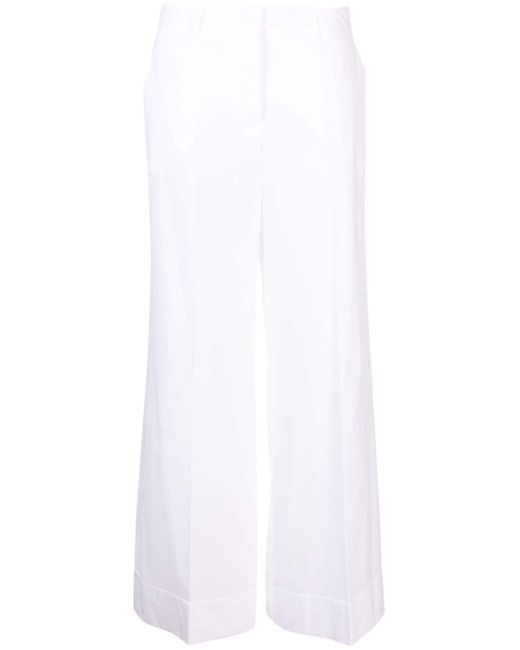 Pantalon ample à taille-haute P.A.R.O.S.H. en coloris White