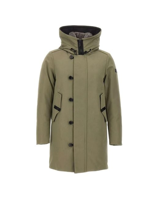 Peuterey Green Kasa Sl 00 Fur Parka for men