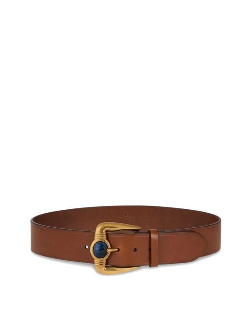 Cintura Con Fibbia Gioiello di Etro in Brown
