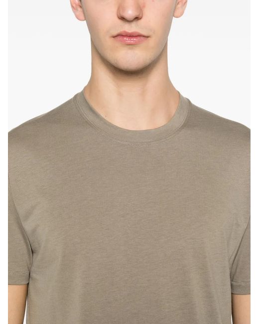 T-Shirt Girocollo di Tom Ford in Natural da Uomo