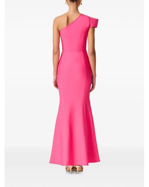 Elliatt Pink Opline Floral-Embroidered Maxi Dress