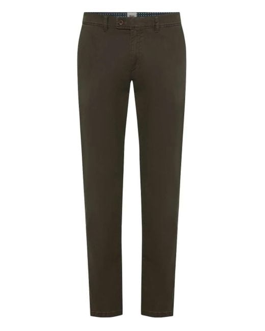 Brax Gray Evans Buttoned Trousers for men