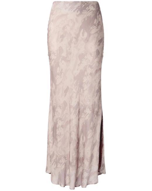 Pinko Pink 'Hokkano' Long Skirt