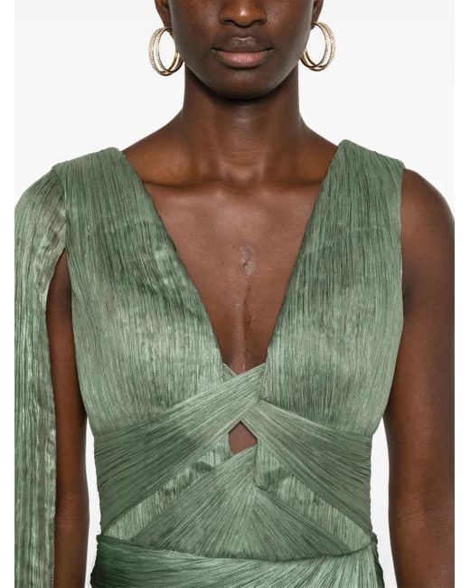 IRIS SERBAN Green Zaian Maxikleid