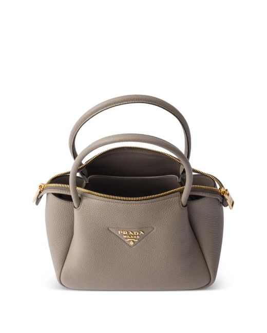 Prada Brown Small Leather Handbag