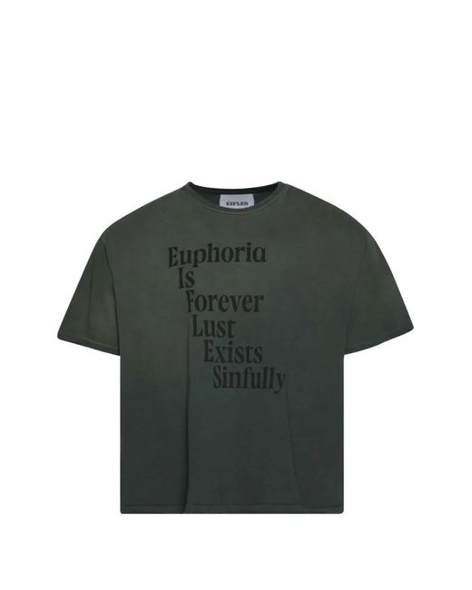 Eifles Green Euphoria Graphic T-Shirt for men