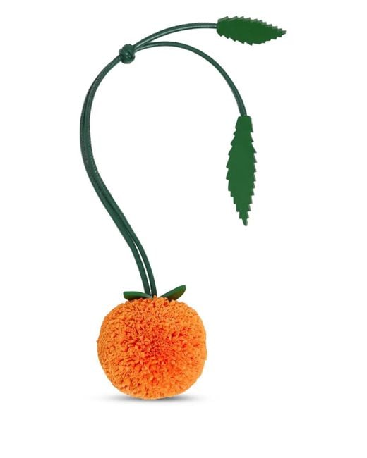 Bimba Y Lola Orange Motif Bag Charm