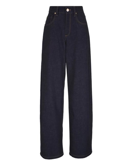Vaqueros con diseño cinco bolsillos Brunello Cucinelli de color Blue