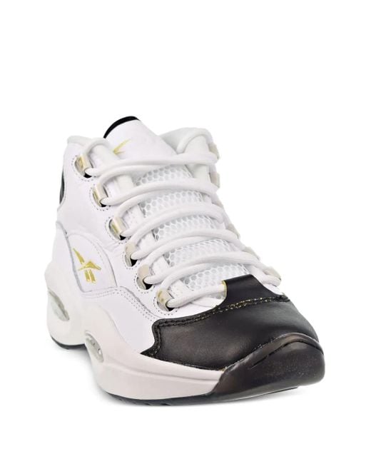 Reebok White Question Mid Sneakers for men