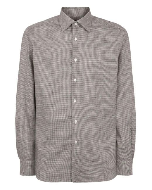 Slowear Hemd mit Karomuster in Gray für Herren