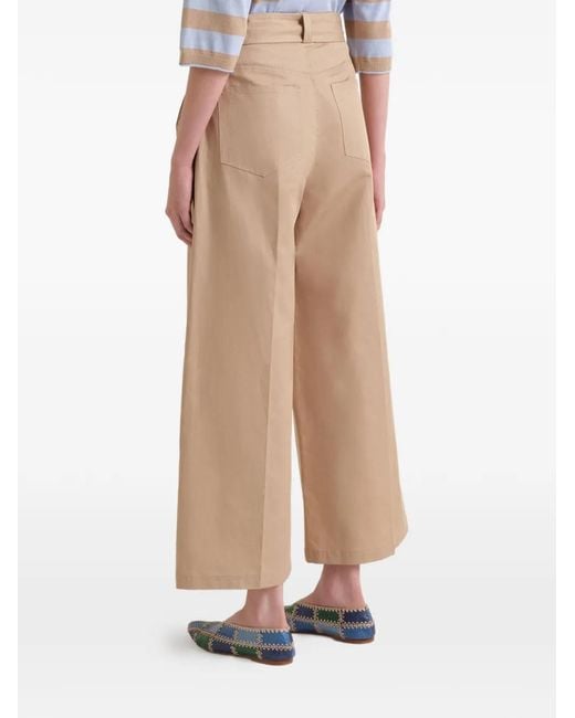 Maliparmi Natural Wide Leg Trousers