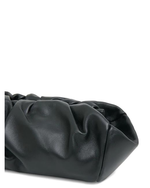 Mansur Gavriel Black Cloud Leather Clutch Bag