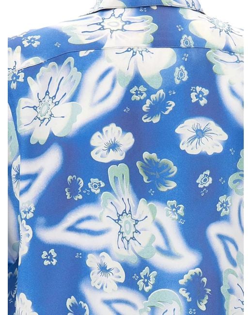 Paul Smith Blue Printed Shirt for men