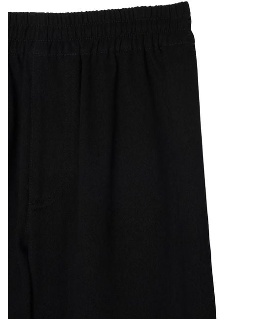 Burberry Black Cotton Trousers for men