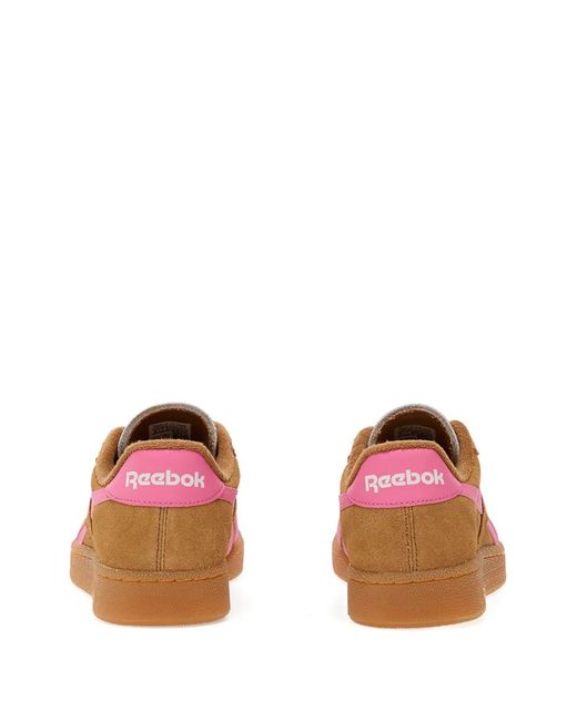 Reebok Brown Club C Suede Sneakers for men