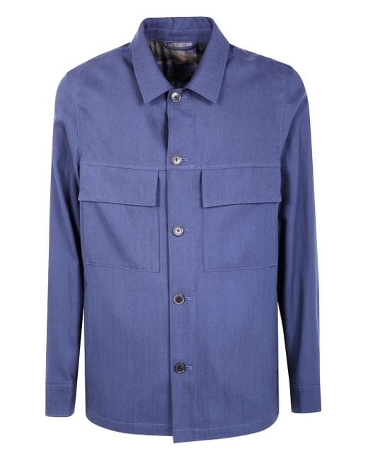 Paul Smith Klassische Hemdjacke in Blue für Herren