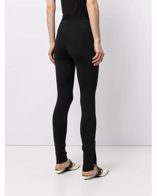3.1 Phillip Lim Black Everyday Zip-Detail Leggings