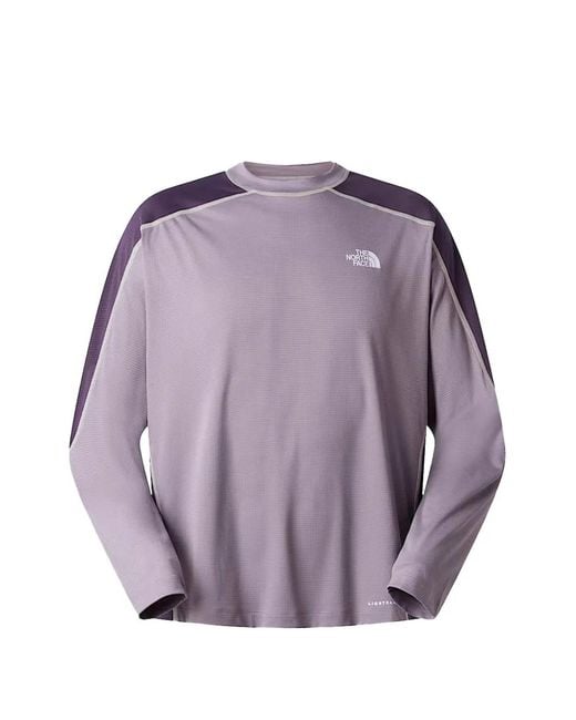 The North Face Purple Long-Sleeve T-Shirt for men