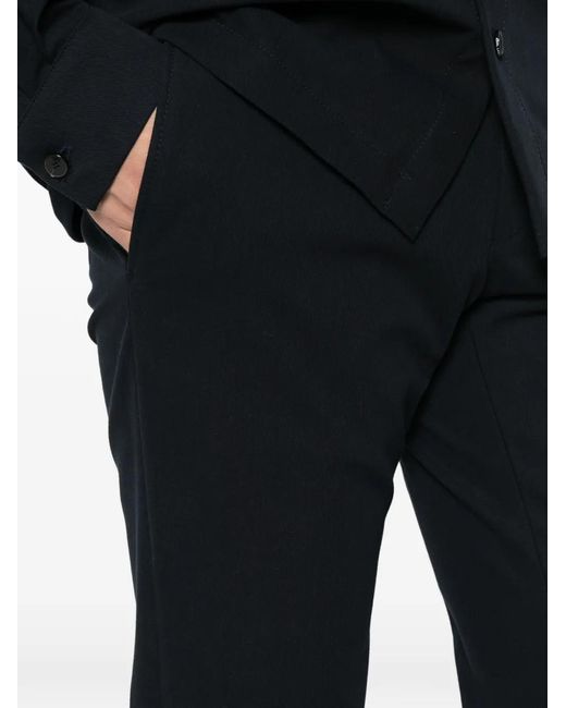 Karl Lagerfeld Black Logo-Patch Trousers for men
