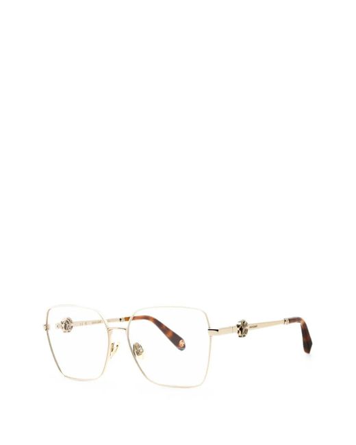 Roberto Cavalli Natural Square-Frame Glasses