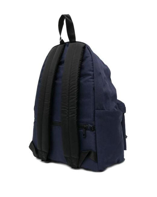 Lacoste Blue Logo-Patch Backpack for men