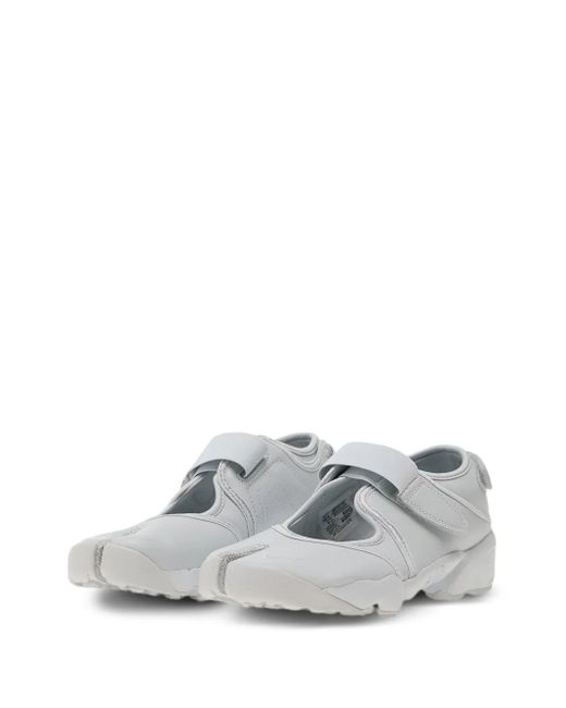 Nike Gray Air Rift Touch-strap Sneakers