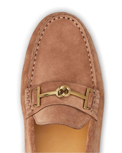 Tod's Brown Gommini Leather Loafers