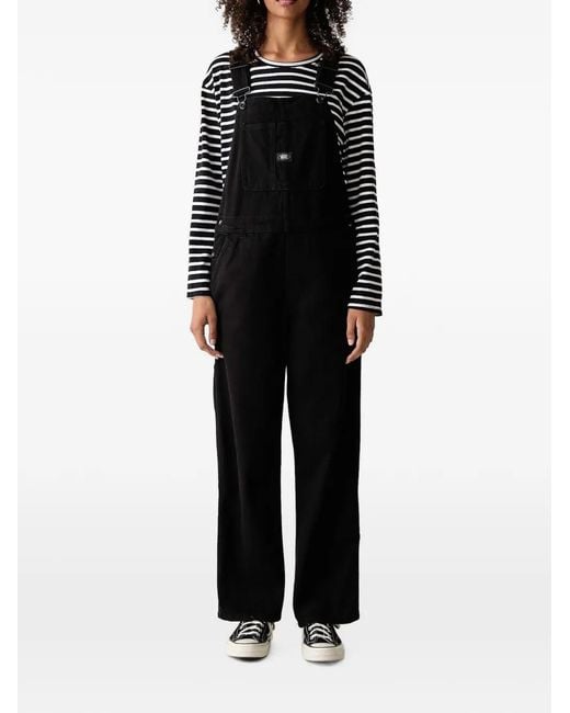 Vans Black Chore Denim Dungarees