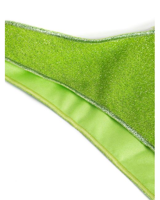 Oseree Green Lumière Lurex-Bikini