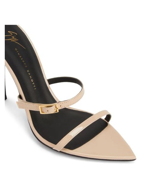 Giuseppe Zanotti Metallic 105Mm Intriigo Abely Sandals