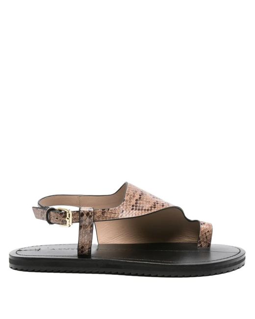 A.Emery Brown Milne Flat Sandals