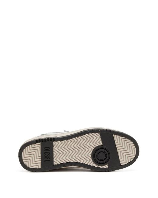 DIESEL White S-Ukiyo Touch-Strap Sneakers for men