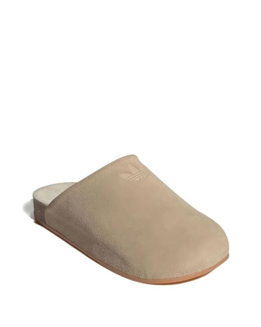 Adidas Natural Adimule Suede Flat Mules