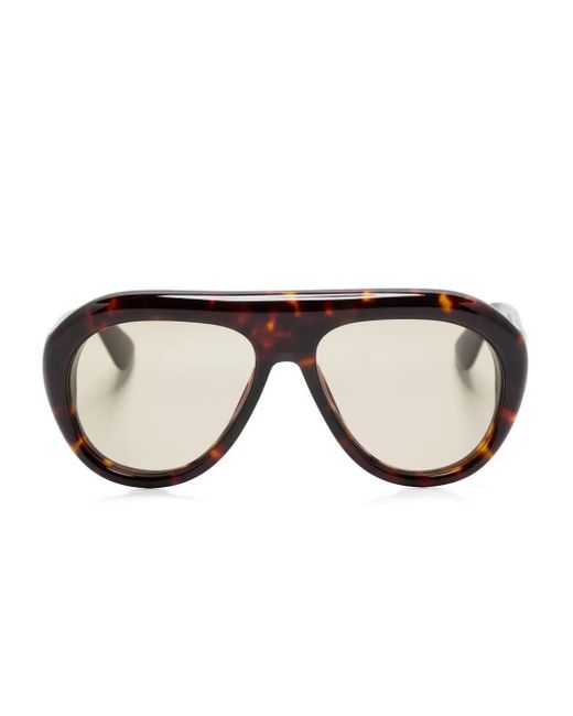 Chimi Brown Oversize-Frame Sunglasses