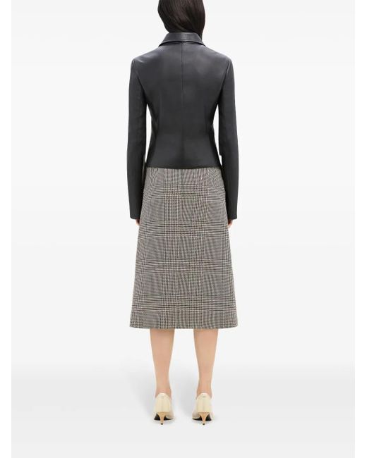 Courreges Black Lambskin Jacket