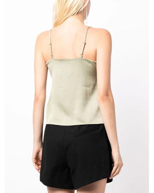 GOODIOUS Natural V-Neck Slip Top