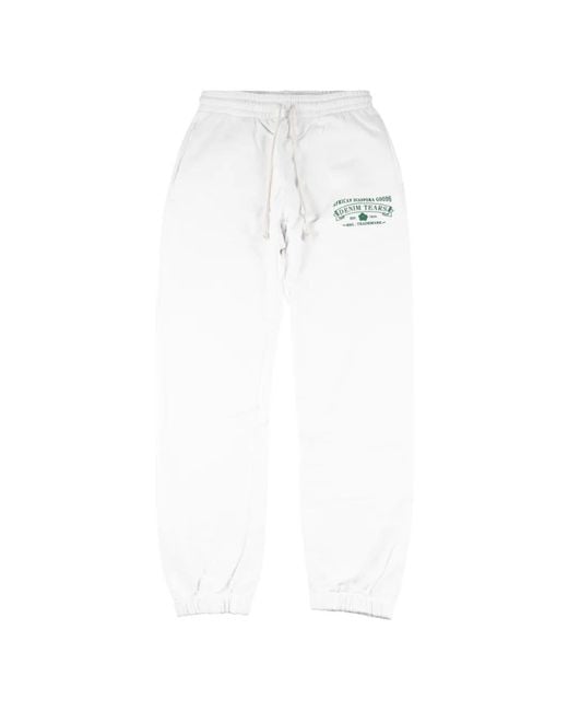 DENIM TEARS White Adg Track Pants for men
