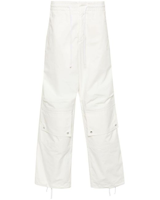 OAMC White Mid-rise Wide-leg Trousers for men