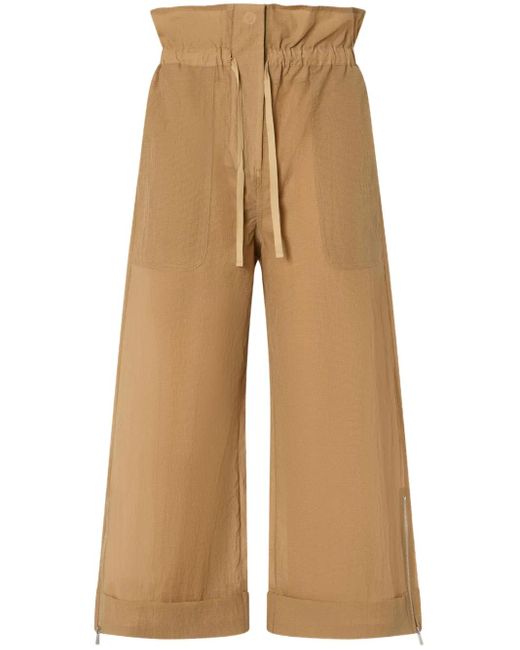 Pinko ラッフルウエスト パンツ Natural