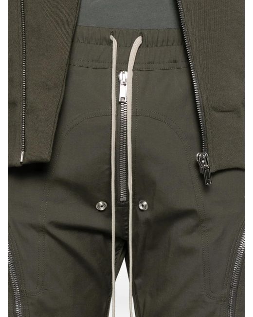 Pantalones cargo con cremalleras Rick Owens de hombre de color Gray