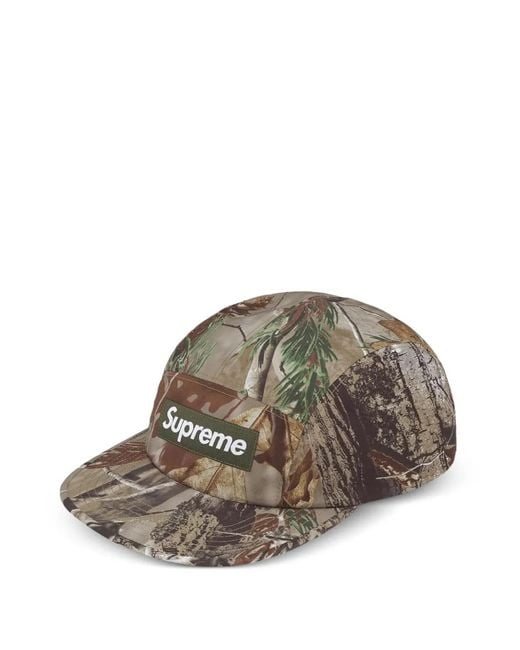 Cappello Da Baseball Con Zip di Supreme in Gray da Uomo
