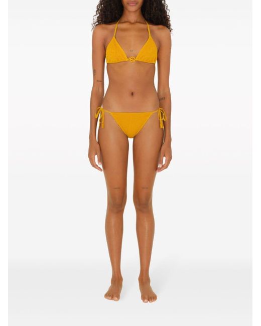 Burberry Yellow Side-tie Bikini Briefs