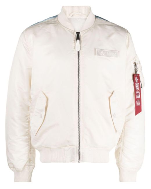 Alpha Industries Natural Ma-1 Vf Fighter Squadron Bomber Jacket for men