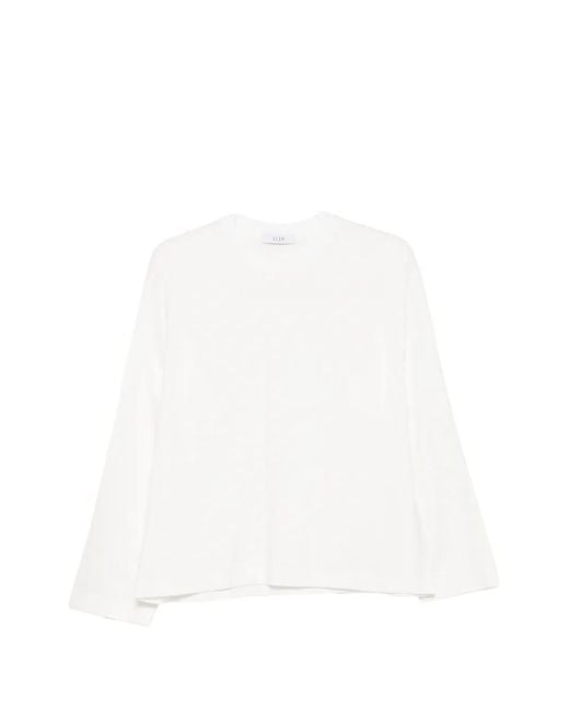 ELEH White Long-Sleeve T-Shirt